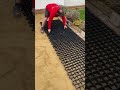 Laying XXL #Permeable #Paving - giant tiles, less joints, more stability