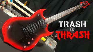 Video thumbnail for Trash to Thrash #29 – HellSpawn (Joseph) - S2E09 (Silvertone Sovereign Paul Stanley Signature) by GuitarGuts