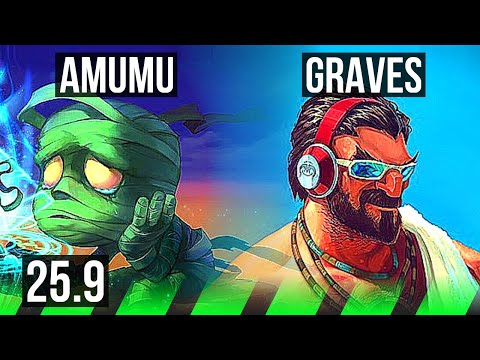 AMUMU vs GRAVES (JGL) | 3/2/14 | BR Grandmaster | 25.9