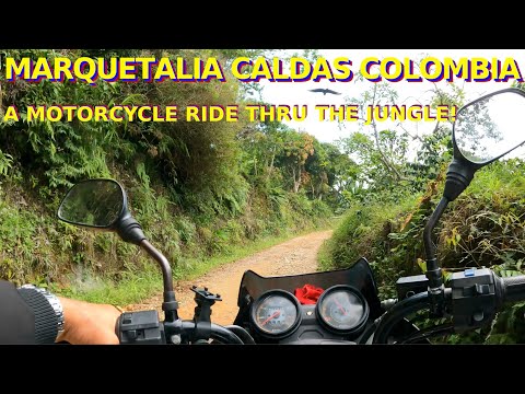 A MOTORBIKE RIDE THRU MARQUETALIA CALDAS COLOMBIA + A HIKE TO DON ROMIRO'S FARM IN A JUNGLE! PT.5 🇨🇴