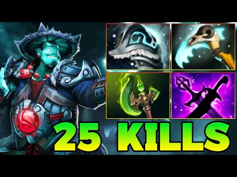 25 Kills Storm Spirit Dota 2 Pro Mid Lane Gameplay Guide Item Build Highlights 7.39 7.40