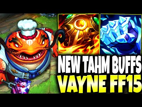 New Tahm Kench Buffs made VAYNE TOP and the enemy team INSTANT FF15 after I SOLO DIVED THEM 🔥
