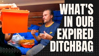 EP7 Ditch bag explossion| What’s in our expired ditch bag