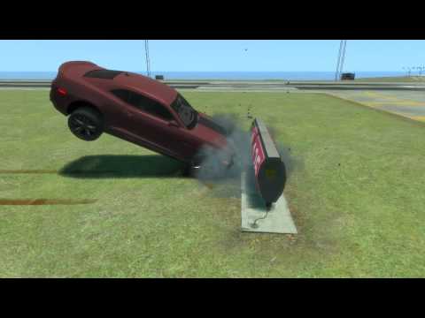 GTA4 - Chevrolet Camaro ZL1 Crash Test