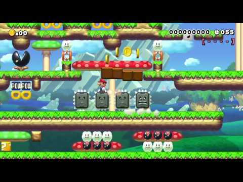 SPEEDRUN MIRROR - from GREGORY - SUPER MARIO MAKER Gameplay RAW