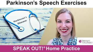 Parkinson’s Speech Exercises: LEARN ABOUT PARKINSON'S