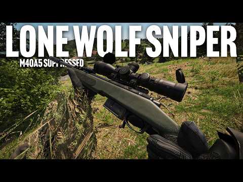Solo Ghillie Sniper Operates Behind Enemy Lines! - Arma Reforger