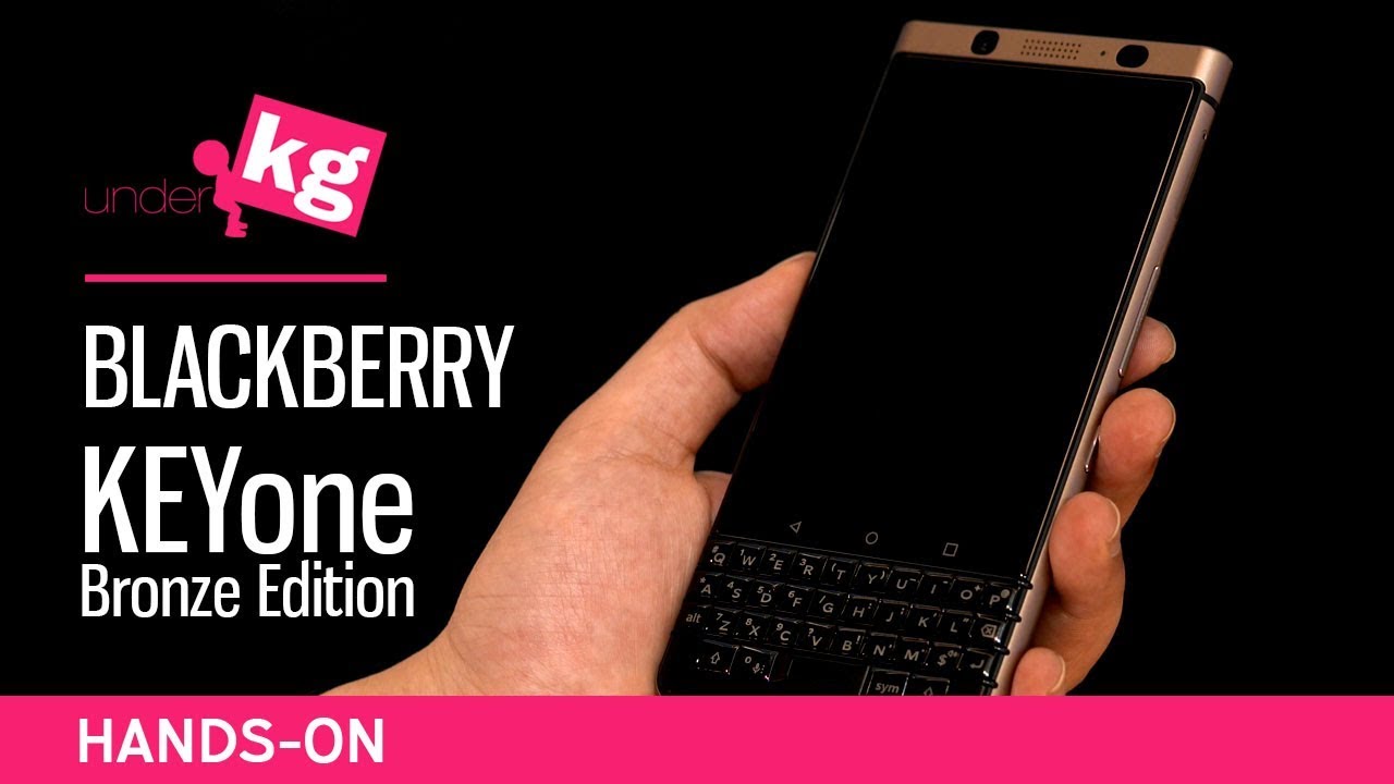 BlackBerry KEYone Bronze Edition Hands-on [4K 60fps]