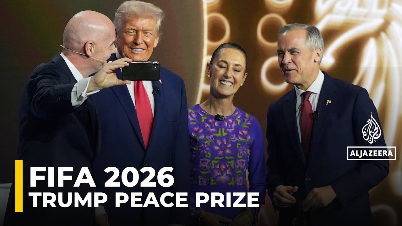 Trump: 'World is a safer place' as he accepts inaugural FIFA Peace Prize
