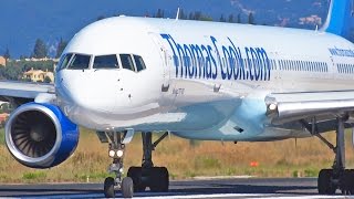 preview picture of video 'Thomas Cook Boeing 757-300 Arrival and Departure from Corfu Airport [1080p HD]'