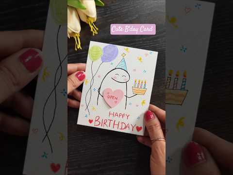 CUTEST Handmade Birthday Card EVER!