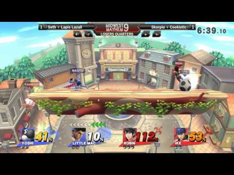 Midwest Mayhem 9 Doubles  LOSERS QUARTERS - Seth + Lapis Lazuli vs Skorpio + Cookietic