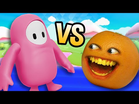 悩ましいオレンジvs秋の男たち! (Annoying Orange vs Fall Guys!)