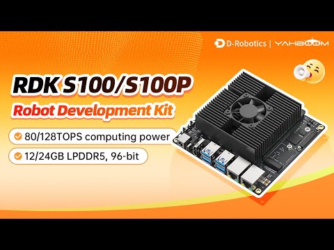 RDK S100 S100P Developer Board Kit with 12G/24GB RAM(80TOPS/128TOPS) for embodied intelligent robots