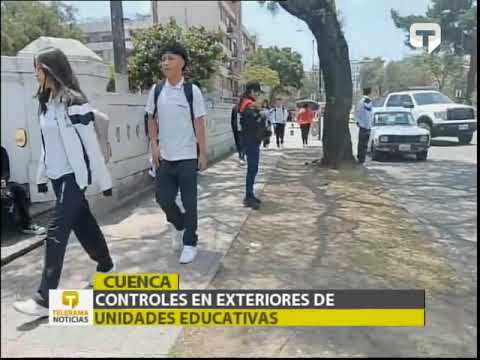 Controles en exteriores de unidades educativas