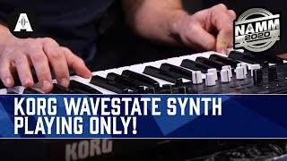 Video thumbnail for NEW Korg Wavestate Synthesizer - No Talking Just Playing! - NAMM 2020 by Andertons Synths, Keys and Tech
