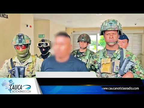 Capturado alias "Candamil" presunto responsable de ataques con drones en el Cauca