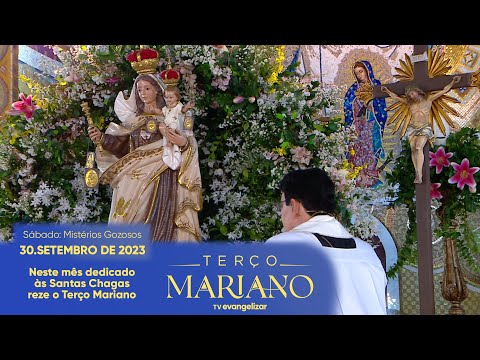 Sábado: Mistérios Gozosos | Terço Mariano com @PadreManzottiOficial | 30/09/23
