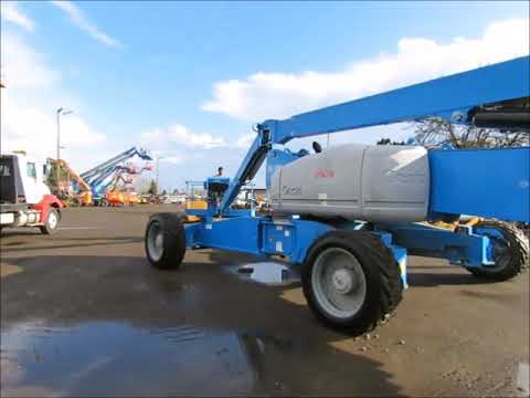 Sold! 2013 Genie Z-135/70 135' 4WD Diesel Articulating Boom Lift bidadoo.com