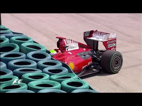 Felipe Massa's life threatening crash - Hungary 2009