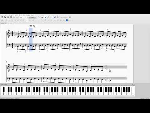 Kohler Nº23 (Fa-key exercise) Op.218 - Piano tutorial