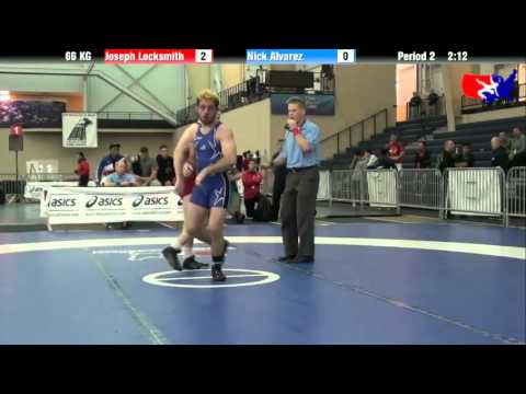 Joseph Locksmith vs. Nick Alvarez at 2013 ASICS University Nationals - GR