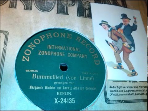 Margarete Wiedecke u. Ludwig Arno: Bummellied (Aufnahme 1906, Berlin)