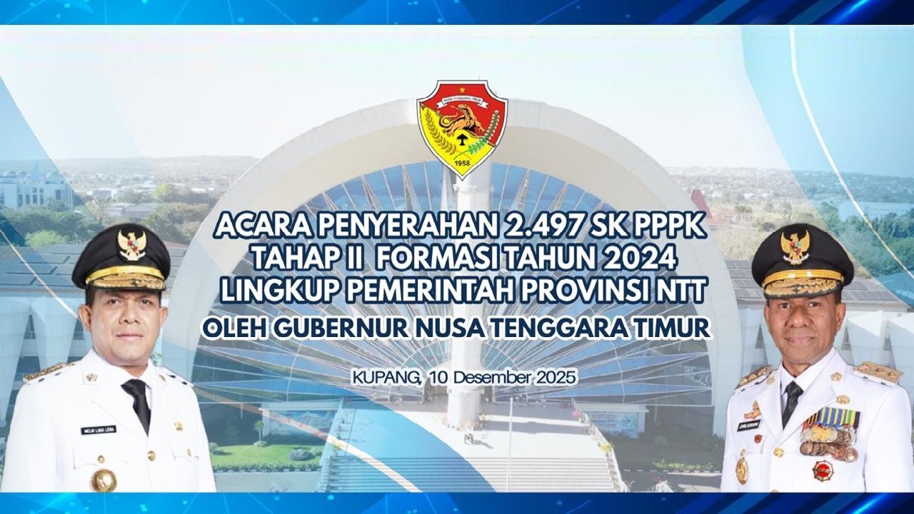 Submission of the PPPK Decree Phase II for the 2024 Fiscal Year for the NTT Provincial Government...