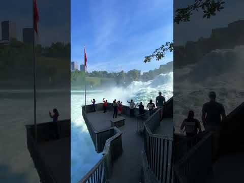 📍 Rheinfall, Switzerland 🇨🇭Follow for daily Swiss Content 🇨🇭