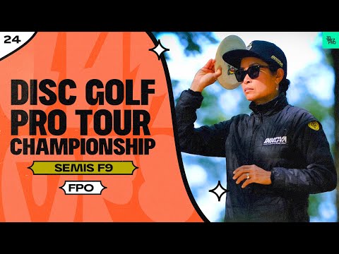 2024 Disc Golf Pro Tour Championship | FPO R3F9 | Tattar, Scoggins, Handley, Gannon | JomezPro