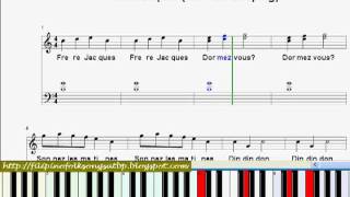 Nursery Rhyme: Frere Jacques (Are You Sleeping) Piano Sheet Music