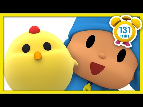 🐥 POCOYÓ en ESPAÑOL - El pollito amarillito [131 minutos] |CARICATURAS y DIBUJOS ANIMADOS para niños