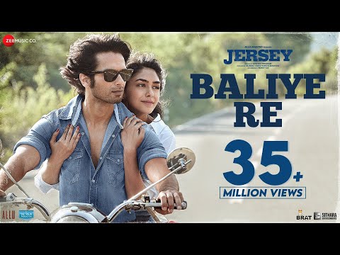 Baliye Re - Jersey | Shahid Kapoor, Mrunal Thakur |Sachet-Parampara, Stebin|Shellee|Gowtam Tinnanuri