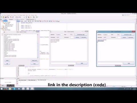 Java Multi Client Server Chat Application Using Sockets In Netbeans