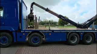 Camion plate-forme Volvo FM 500!!ROAD PLATE TRUCK!!10x4!!Drivable from the crane!! | Image 4 - Autoline