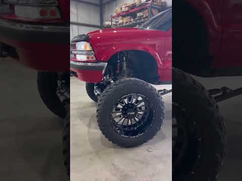 ONE OF THE TALLEST CHEVY S10 TRUCKS ON THE STREETS! 22x12 WELD WHEELS ON 37” TIRES