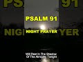 Psalm 91 Night Prayer Before Going to Bed