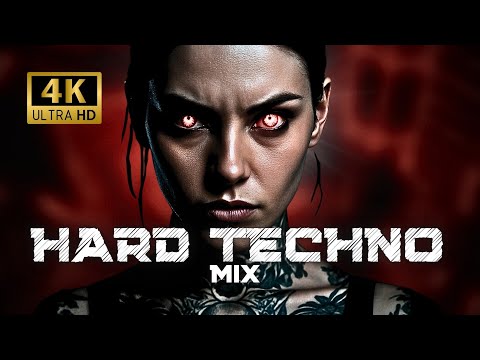 Hard Techno Mix | 4K Rave Visuals | w/ Remixes Of Popular Songs | NEØKHIN, GEWOONRAVES,..