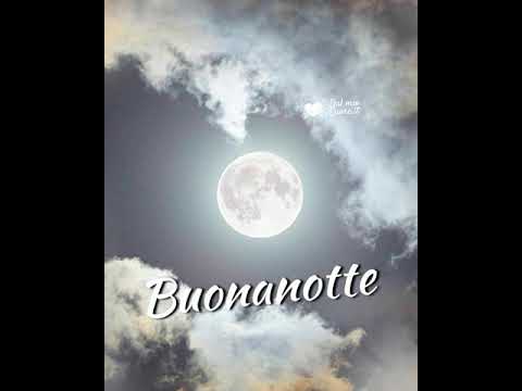 Video della Buonanotte con Luna tra le nuvole