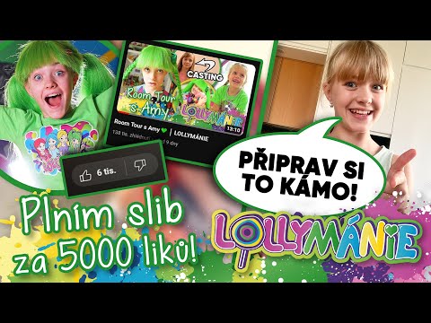 Dodržím slib💚 Tady je video za 5000 liků😳 #vařímesamálkou │ LOLLYMÁNIE