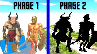 MINOTAUR + ACHILLES NEW EVOLUTION IN ARBS - ANIMAL REVOLT BATTLE SIMULATOR