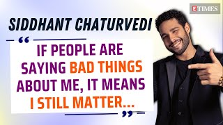 Siddhant Chaturvedi on Gehraiyaan | Being BULLIED |Family's reaction to INTIMATE scenes with Deepika video