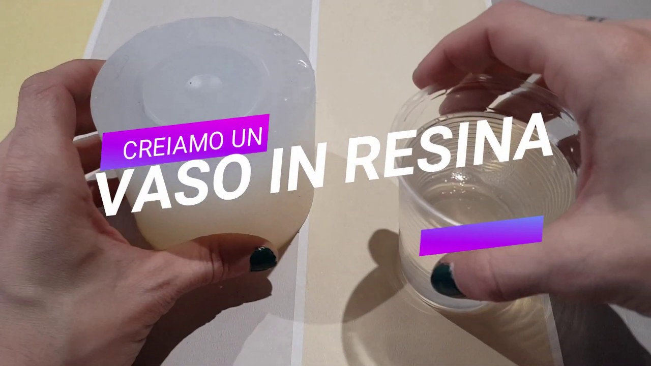 Creiamo un vaso per piante in resina