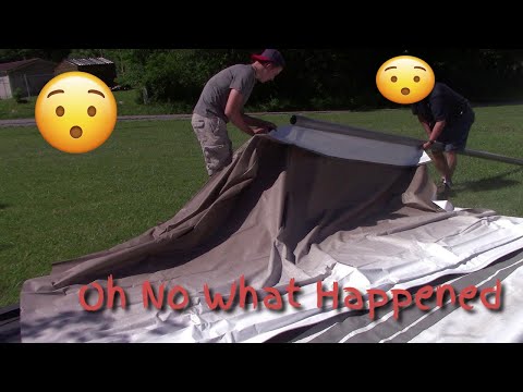 Installing An LCI Universal Awning Fabric On Dometic 9100 Patio Awning
