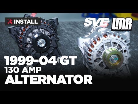 1999-2004 Mustang GT SVE 130 Amp Alternator - Review & Install