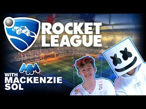 Rocket League Let's Play Challenge Ft. Mackenzie Sol | Gaming with Marshmello