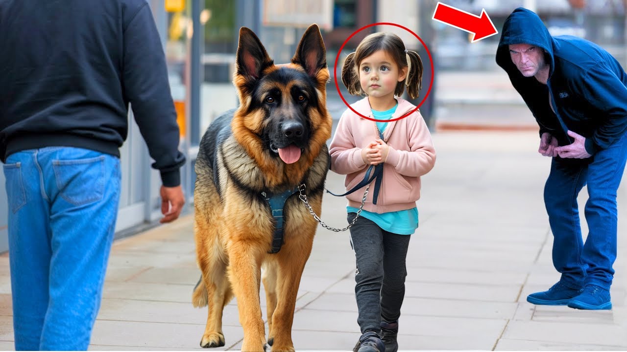 Men Attack A Girl Without Knowing That Her Dog Is A Police Dog, And What Happened Next Left...