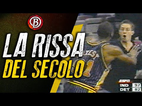 The Most Shocking Brawl in NBA History ||| INDIANA - DETROIT