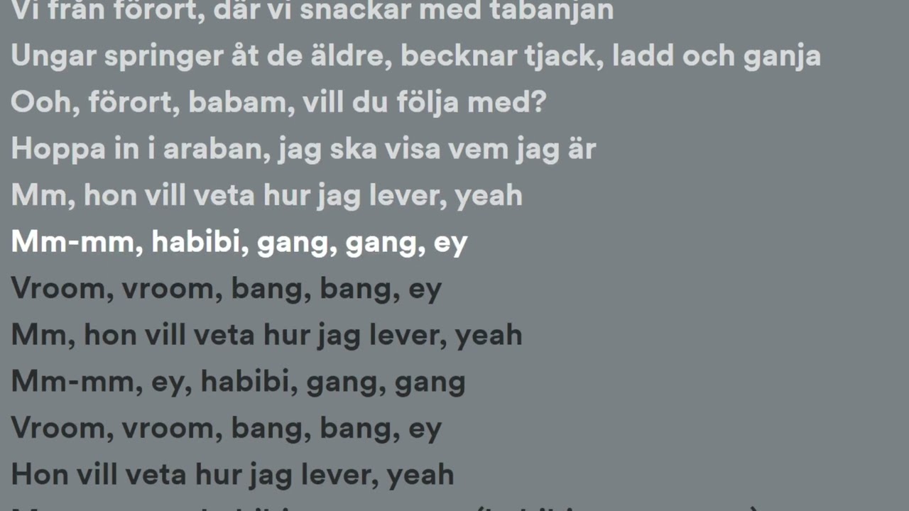 Haval - GANG GANG (Lyrics)