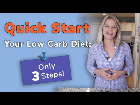 Schnellstart Ihrer Low-Carb-Diät: Schritte 1, 2 und 3